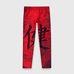 Детские легинсы Иероглиф 3D