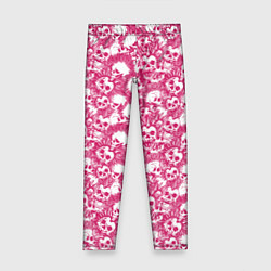 Леггинсы для девочки Punks not Dead, цвет: 3D-принт
