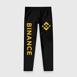 Детские легинсы БИНАНС ЛОГО КАРБОН BINANCE LOGO