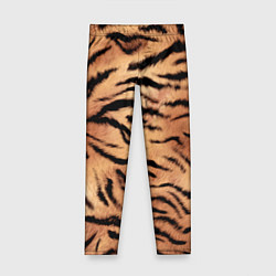 Леггинсы для девочки Шкура тигра текстура, цвет: 3D-принт