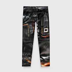 Леггинсы для девочки Стиль терминатора, цвет: 3D-принт