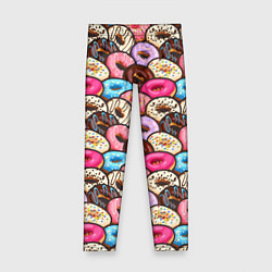Леггинсы для девочки Sweet donuts, цвет: 3D-принт