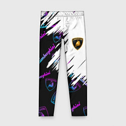 Детские легинсы Lamborghini pattern gradient