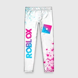 Леггинсы для девочки Roblox Neon Gradient FS, цвет: 3D-принт