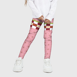 Леггинсы для девочки Кимоно Незуко, цвет: 3D-принт — фото 2