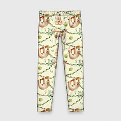 Детские легинсы Ленивцы висят на лианах
