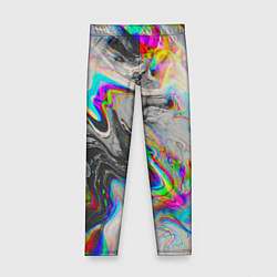 Леггинсы для девочки Abstract digital, цвет: 3D-принт
