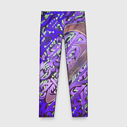 Леггинсы для девочки Calligraphic Japan, цвет: 3D-принт