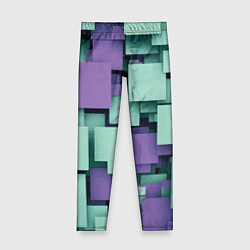 Леггинсы для девочки Trendy geometric pattern, цвет: 3D-принт