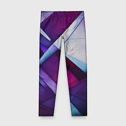 Леггинсы для девочки Геометрическая абстракция - нейросеть, цвет: 3D-принт