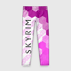 Леггинсы для девочки Skyrim pro gaming по-вертикали, цвет: 3D-принт