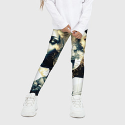 Леггинсы для девочки Игра разума в стиле абстрактный экспрессионизм, цвет: 3D-принт — фото 2