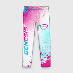 Детские легинсы Genesis neon gradient style вертикально