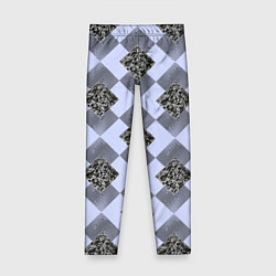 Леггинсы для девочки Ромб пятнистый, цвет: 3D-принт