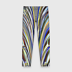 Детские легинсы Струйчатый перламутровый узор