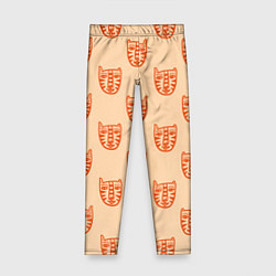 Детские легинсы Drawn Tiger