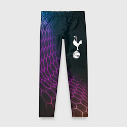 Леггинсы для девочки Tottenham футбольная сетка, цвет: 3D-принт