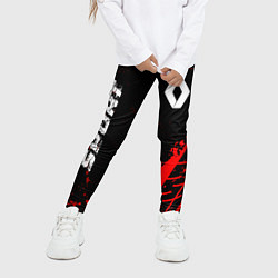 Леггинсы для девочки Renault red sport tires, цвет: 3D-принт — фото 2