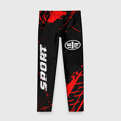 Детские легинсы FAW red sport tires