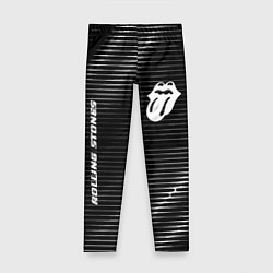 Детские легинсы Rolling Stones metal rock lines