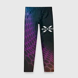 Детские легинсы Exeed neon hexagon