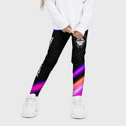 Леггинсы для девочки Poppy Playtime speed game lights, цвет: 3D-принт — фото 2