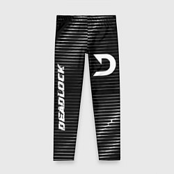 Леггинсы для девочки Deadlock metal game lines, цвет: 3D-принт