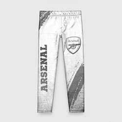 Детские легинсы Arsenal - white gradient вертикально