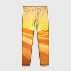 Леггинсы для девочки Золотые пески, цвет: 3D-принт