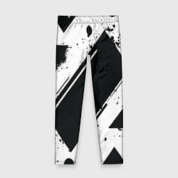 Детские легинсы Color black white