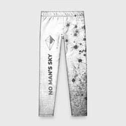 Леггинсы для девочки No Mans Sky - white gradient по-вертикали, цвет: 3D-принт