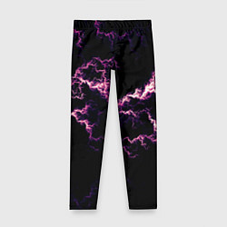 Леггинсы для девочки Lightning pink glow, цвет: 3D-принт
