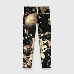 Леггинсы для девочки Дарт Вейдер Йода Чубакка и другие из Star Wars, цвет: 3D-принт