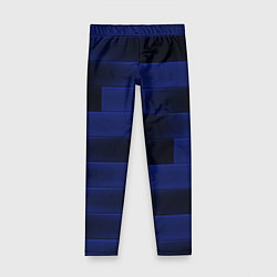 Леггинсы для девочки Color blue square, цвет: 3D-принт