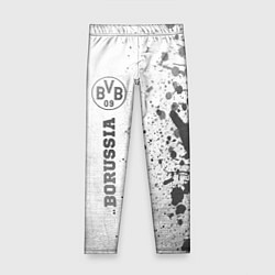 Леггинсы для девочки Borussia - white gradient по-вертикали, цвет: 3D-принт