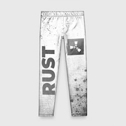 Леггинсы для девочки Rust - white gradient вертикально, цвет: 3D-принт