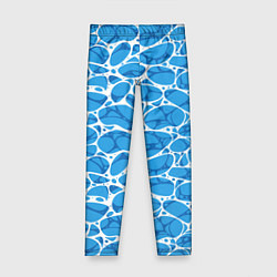 Леггинсы для девочки Волновая рябь на поверхности воды паттерн, цвет: 3D-принт