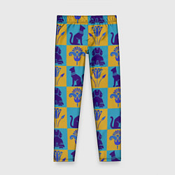 Леггинсы для девочки Символы Египта, цвет: 3D-принт