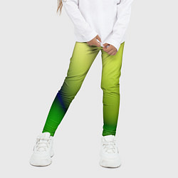 Леггинсы для девочки The color is multicolored, цвет: 3D-принт — фото 2