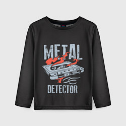 Лонгслив детский Metal Detector, цвет: 3D-принт