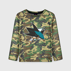 Детский лонгслив Sharks Camouflage