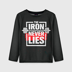 Лонгслив детский The iron never lies, цвет: 3D-принт