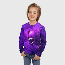 Лонгслив детский Bane Purple, цвет: 3D-принт — фото 2