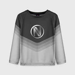 Лонгслив детский EnVyUs Uniform, цвет: 3D-принт