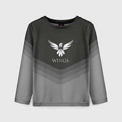 Лонгслив детский Wings Uniform, цвет: 3D-принт