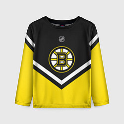 Лонгслив детский NHL: Boston Bruins, цвет: 3D-принт