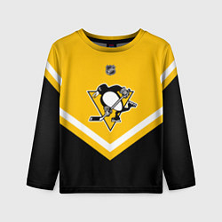 Лонгслив детский NHL: Pittsburgh Penguins, цвет: 3D-принт
