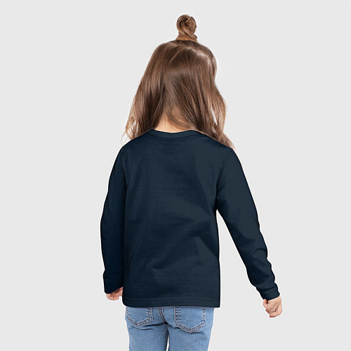 Детский лонгслив Космический скейтбординг / 3D-принт – фото 6