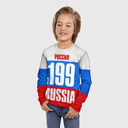 Лонгслив детский Russia: from 199, цвет: 3D-принт — фото 2