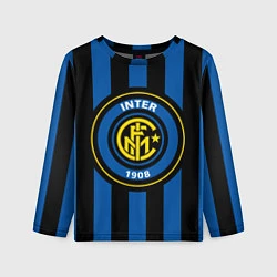 Лонгслив детский Inter FC 1908, цвет: 3D-принт